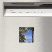Palmengesäumter Strand Cook Inseln 2 Magnet (In Situ (Geschirrspüler))