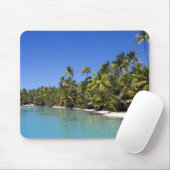 Palmengesäumter Strand Cook Inseln 2 Mousepad (Mit Mouse)