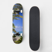 Palmengesäumter Strand Cook Inseln 2 Skateboard (Vorderseite)