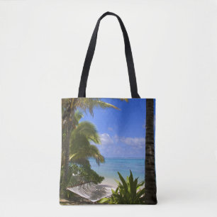 Palmengesäumter Strand Cook Inseln 2 Tasche