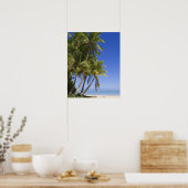 Palmengesäumter Strand Cook Inseln 3 Poster (Küche)