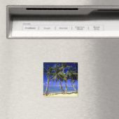 Palmengesäumter Strand Cook Inseln 4 Magnet (In Situ (Geschirrspüler))