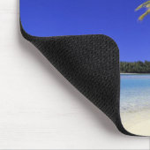 Palmengesäumter Strand Cook Inseln 5 Mousepad (Ecke)