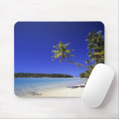 Palmengesäumter Strand Cook Inseln 5 Mousepad (Mit Mouse)