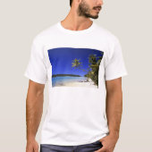 Palmengesäumter Strand Cook Inseln 5 T-Shirt (Vorderseite)