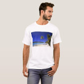 Palmengesäumter Strand Cook Inseln 5 T-Shirt (Vorne ganz)