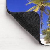 Palmengesäumter Strand Cook Inseln 7 Mousepad (Ecke)