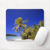 Palmengesäumter Strand Cook Inseln 7 Mousepad (Mit Mouse)