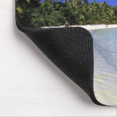 Palmengesäumter Strand Cook Inseln 8 Mousepad (Ecke)