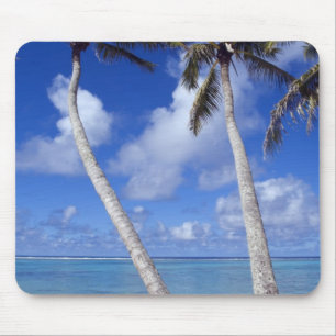 Palmengesäumter Strand Cook Inseln Mousepad
