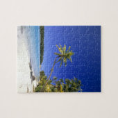 Palmengesäumter Strand Cook Inseln Puzzle (Horizontal)