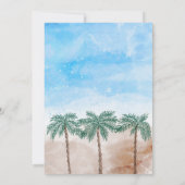 Palmenhain Einladung (Rückseite)