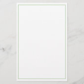 Palmenhain Personalisiert Briefpapier (Rückseite)