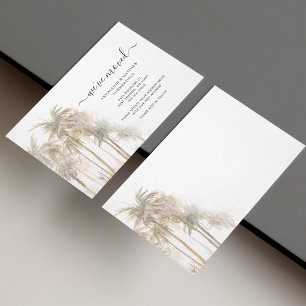 Palmenhaine, die wir verschoben haben mitteilungskarte