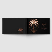 Palmenherzen Hochzeit Gästebuch (Voll)