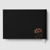 Palmenherzen Hochzeit Gästebuch (Rückseite)