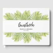 Palmenhochzeit Gästebuch (Vorderseite)