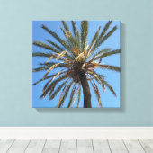 Palmenkrone Leinwanddruck (Insitu (Holzboden))