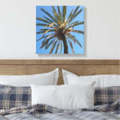 Palmenkrone Leinwanddruck (Insitu (Schlafzimmer))