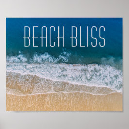 Palmenküste von Beach Bliss Tropical Dream Custom  Poster