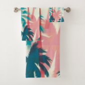 Palmenmuster Badhandtuch Set (Insitu)
