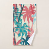Palmenmuster Badhandtuch Set (Handtuch)