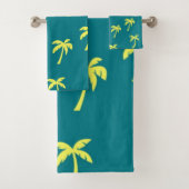 Palmenmuster Badhandtuch Set (Insitu)