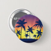 Palmenmuster Button (Vorne & Hinten)