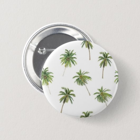 Palmenmuster Button (Vorne & Hinten)