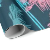 Palmenmuster Geschenkpapier (Rolleneckpunkt)