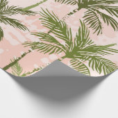 Palmenmuster Geschenkpapier (Ecke)
