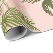Palmenmuster Geschenkpapier (Rolleneckpunkt)