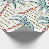Palmenmuster Geschenkpapier (Ecke)