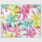 Palmenmuster Geschenkpapier (Flach)