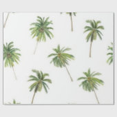 Palmenmuster Geschenkpapier (Flach)