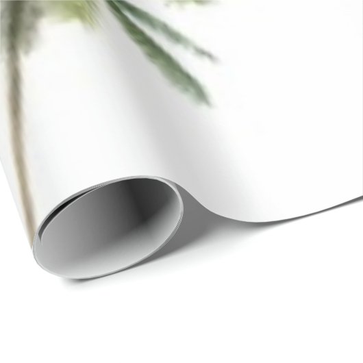 Palmenmuster Geschenkpapier (Rolleneckpunkt)