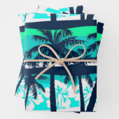 Palmenmuster Geschenkpapier Set (Beispiel)