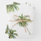 Palmenmuster Geschenkpapier Set (Beispiel)