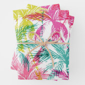 Palmenmuster Geschenkpapier Set (Beispiel)