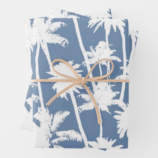 Palmenmuster Geschenkpapier Set (Beispiel)