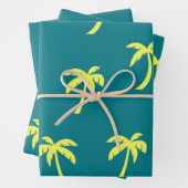 Palmenmuster Geschenkpapier Set (Beispiel)
