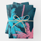 Palmenmuster Geschenkpapier Set (Beispiel)