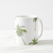 Palmenmuster Kaffeetasse (VorderseiteRechts)