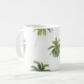 Palmenmuster Kaffeetasse (Vorderseite Links)