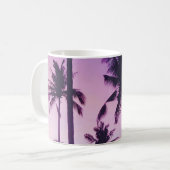 Palmenmuster Kaffeetasse (Vorderseite Links)