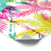 Palmenmuster Poster (Ecke)