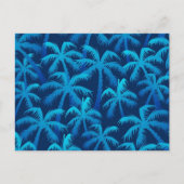Palmenmuster Postkarte (Vorderseite)