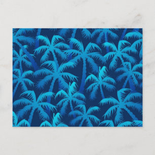 Palmenmuster Postkarte