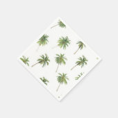 Palmenmuster Serviette (Ecke)