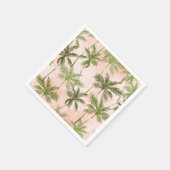 Palmenmuster Serviette (Ecke)